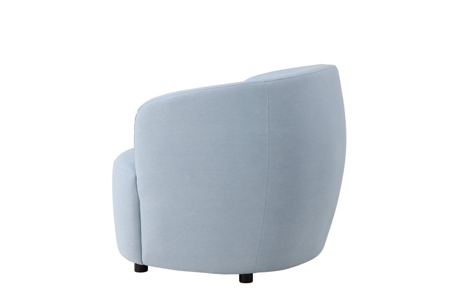 VENTURE DESIGN Bobbo lnestol, m. armln - babybl stof og birketr