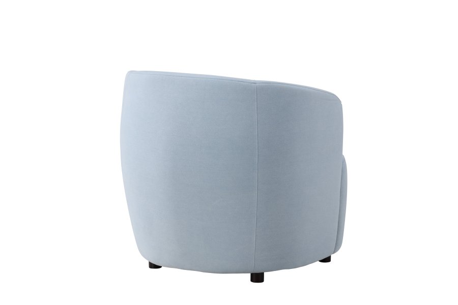 VENTURE DESIGN Bobbo lnestol, m. armln - babybl stof og birketr