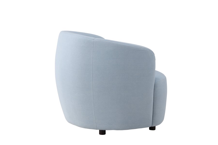 VENTURE DESIGN Bobbo lnestol, m. armln - babybl stof og birketr