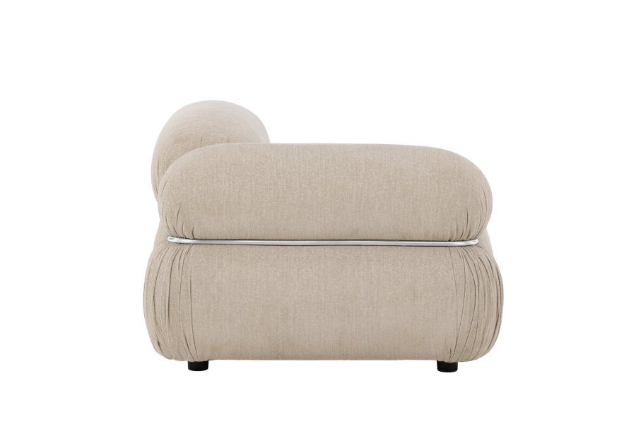 VENTURE HOME Mika Modulsofa - Hjrne - Beige / Hjre