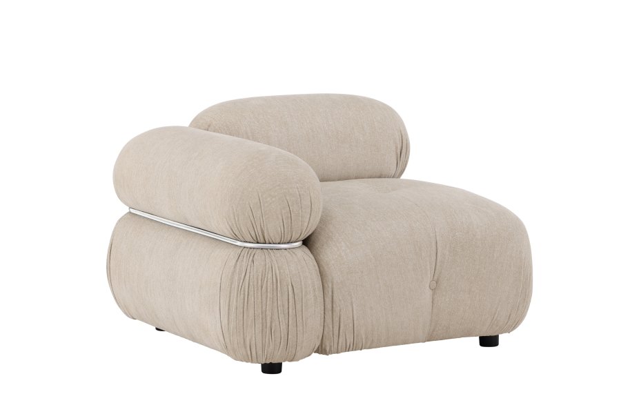 VENTURE HOME Mika Modulsofa - Hjrne - Beige / Hjre