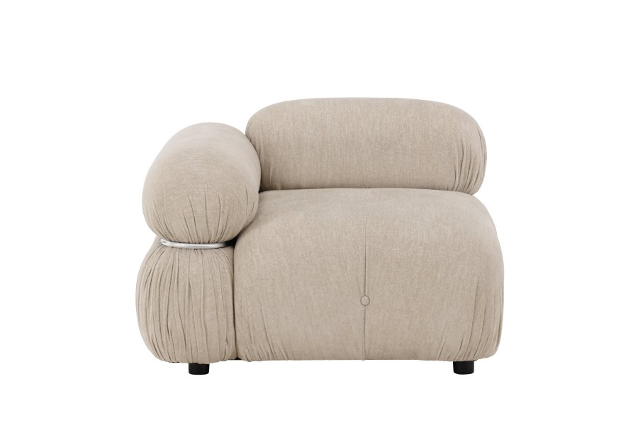 VENTURE HOME Mika Modulsofa - Hjrne - Beige / Hjre
