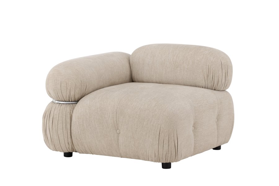 VENTURE HOME Mika Modulsofa - Hjrne - Beige / Hjre