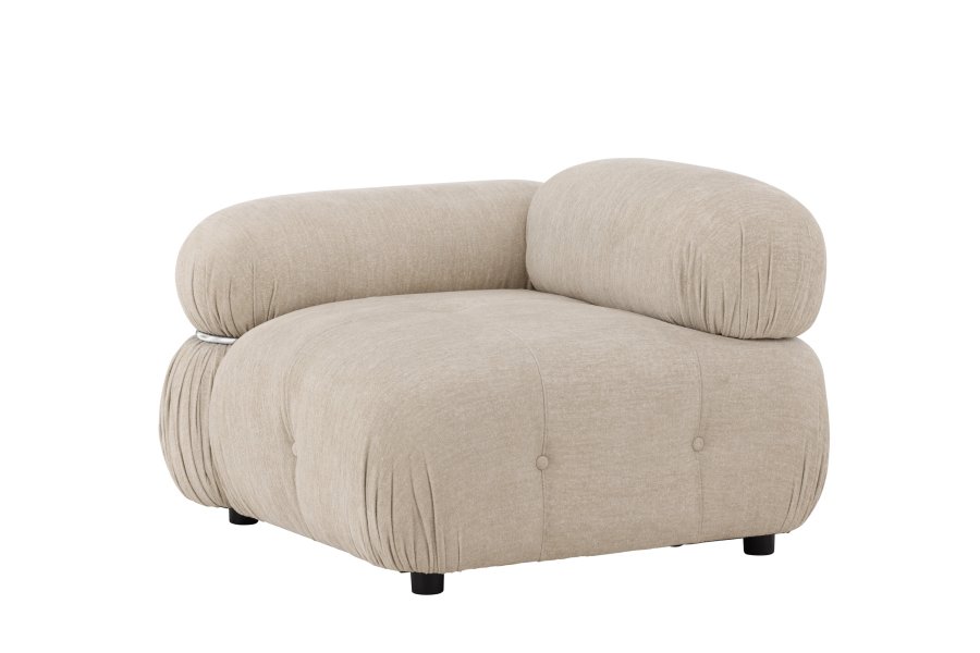 VENTURE HOME Mika Modulsofa - Hjrne - Beige / Hjre