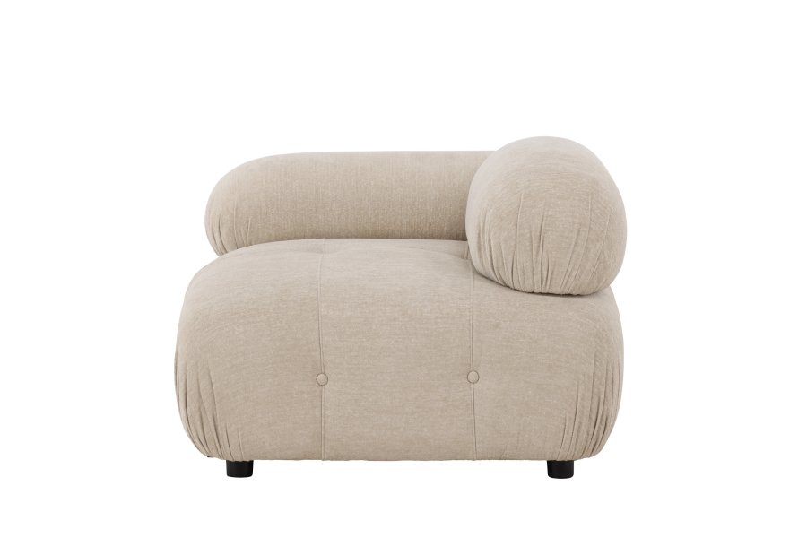 VENTURE HOME Mika Modulsofa - Hjrne - Beige / Hjre