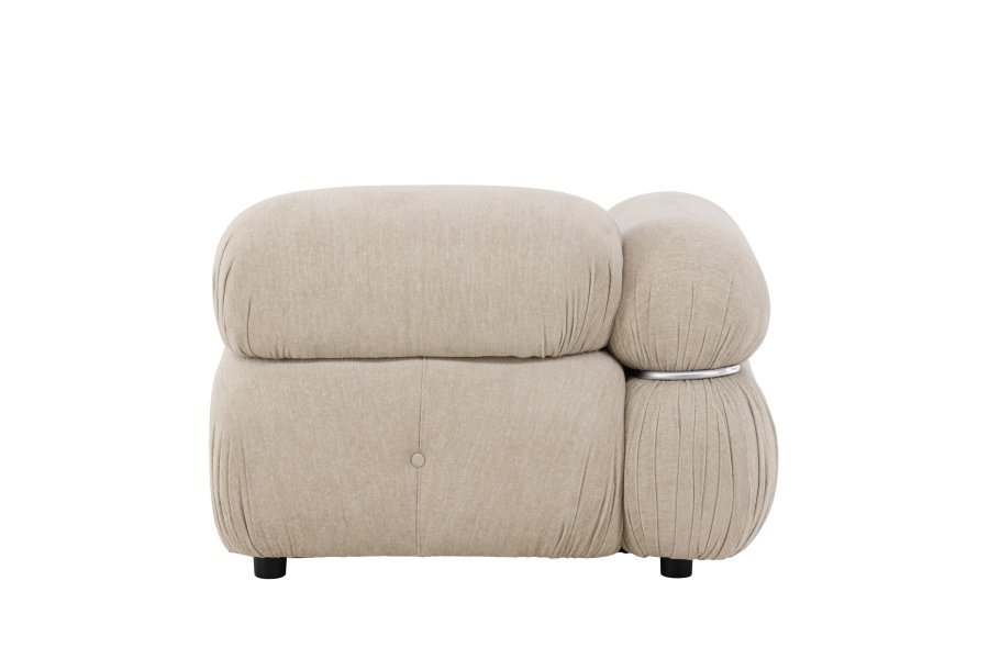 VENTURE HOME Mika Modulsofa - Hjrne - Beige / Hjre