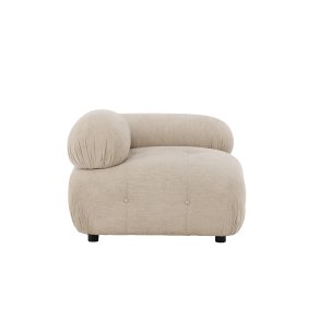 VENTURE HOME Mika Modulsofa - Hjrne - Beige / Venstre
