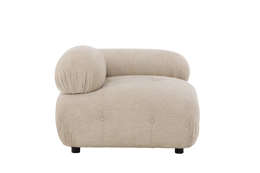 VENTURE HOME Mika Modulsofa - Hjrne - Beige / Venstre