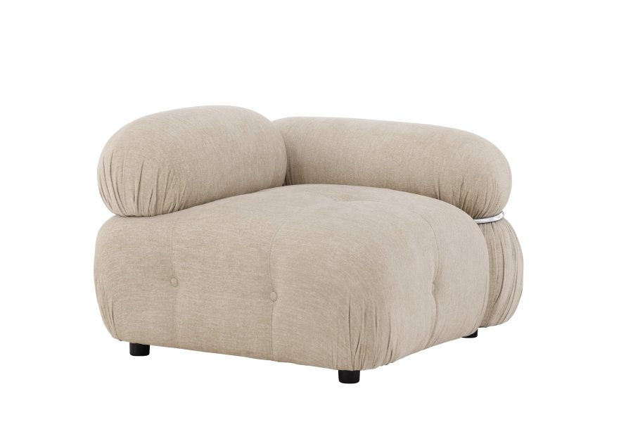 VENTURE HOME Mika Modulsofa - Hjrne - Beige / Venstre