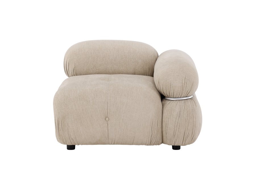 VENTURE HOME Mika Modulsofa - Hjrne - Beige / Venstre