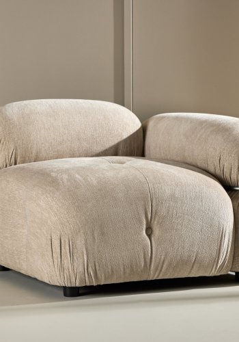 VENTURE HOME Mika Modulsofa - Hjrne - Beige / Venstre