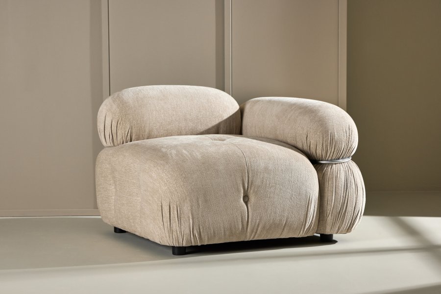 VENTURE HOME Mika Modulsofa - Hjrne - Beige / Venstre