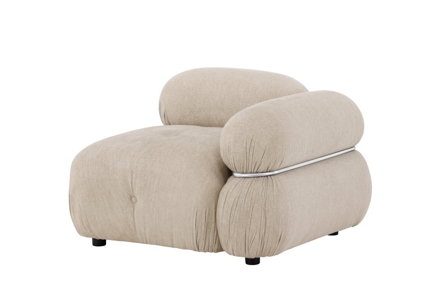 VENTURE HOME Mika Modulsofa - Hjrne - Beige / Venstre