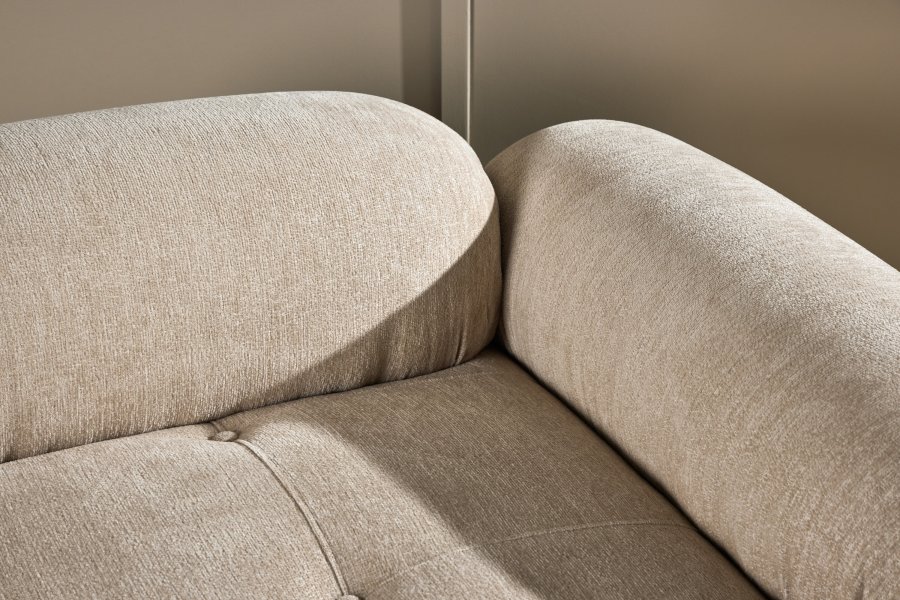 VENTURE HOME Mika Modulsofa - Hjrne - Beige / Venstre