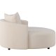 VENTURE DESIGN Kelso sofa, rund - beige hr (150)