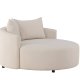 VENTURE DESIGN Kelso sofa, rund - beige hr (150)