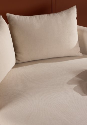 VENTURE DESIGN Kelso sofa, rund - beige hr (150)