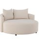 VENTURE DESIGN Kelso sofa, rund - beige hr (150)