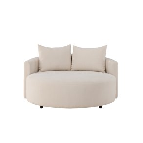 VENTURE DESIGN Kelso sofa, rund - beige hr (150)