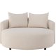 VENTURE DESIGN Kelso sofa, rund - beige hr (150)