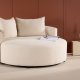 VENTURE DESIGN Kelso sofa, rund - beige hr (150)
