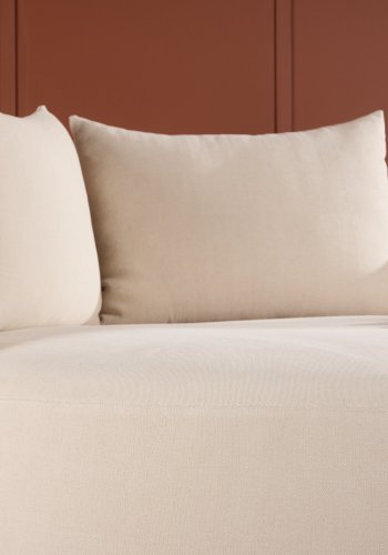 VENTURE DESIGN Kelso sofa, rund - beige hr (150)