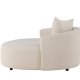 VENTURE DESIGN Kelso sofa, rund - beige hr (150)