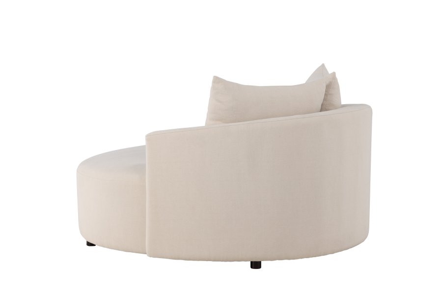 VENTURE DESIGN Kelso sofa, rund - beige hr (150)