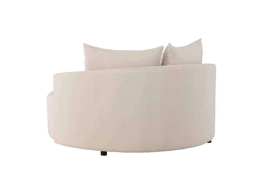 VENTURE DESIGN Kelso sofa, rund - beige hr (150)