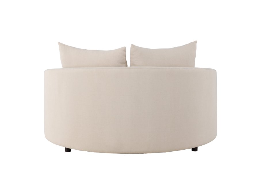 VENTURE DESIGN Kelso sofa, rund - beige hr (150)