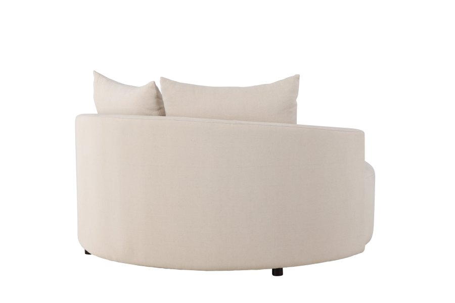 VENTURE DESIGN Kelso sofa, rund - beige hr (150)