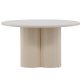 VENTURE DESIGN Olivia sofabord, rund - beige MDF (80)