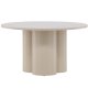 VENTURE DESIGN Olivia sofabord, rund - beige MDF (80)