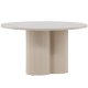 VENTURE DESIGN Olivia sofabord, rund - beige MDF (80)