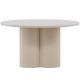 VENTURE DESIGN Olivia sofabord, rund - beige MDF (80)
