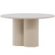 VENTURE DESIGN Olivia sofabord, rund - beige MDF (80)