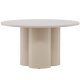 VENTURE DESIGN Olivia sofabord, rund - beige MDF (80)