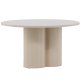 VENTURE DESIGN Olivia sofabord, rund - beige MDF (80)