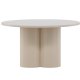 VENTURE DESIGN Olivia sofabord, rund - beige MDF (80)