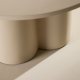 VENTURE DESIGN Olivia sofabord, rund - beige MDF (80)