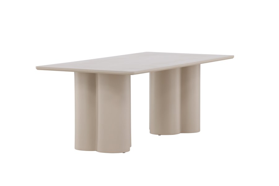 VENTURE DESIGN Olivia sofabord, rektangulr - beige MDF (60x120)