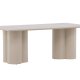 VENTURE DESIGN Olivia sofabord, rektangulr - beige MDF (60x120)