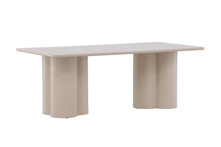 VENTURE DESIGN Olivia sofabord, rektangulr - beige MDF (60x120)