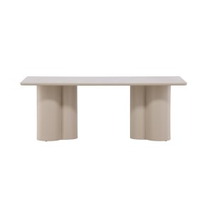 VENTURE DESIGN Olivia sofabord, rektangulr - beige MDF (60x120)