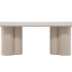 VENTURE DESIGN Olivia sofabord, rektangulr - beige MDF (60x120)
