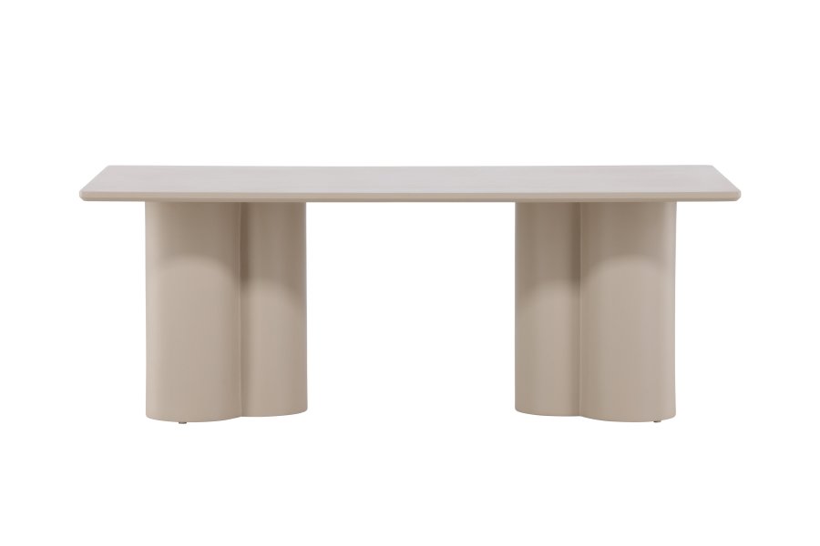 VENTURE DESIGN Olivia sofabord, rektangulr - beige MDF (60x120)