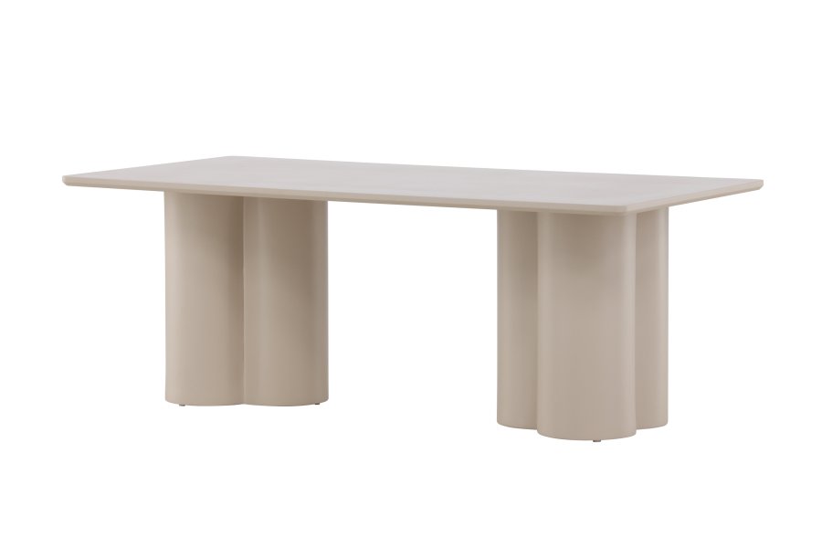 VENTURE DESIGN Olivia sofabord, rektangulr - beige MDF (60x120)