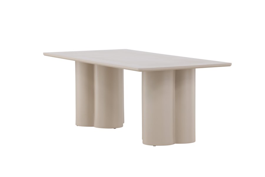 VENTURE DESIGN Olivia sofabord, rektangulr - beige MDF (60x120)