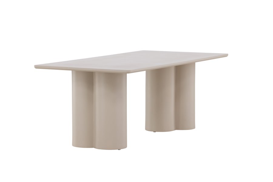 VENTURE DESIGN Olivia sofabord, rektangulr - beige MDF (60x120)