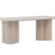 VENTURE DESIGN Olivia sofabord, rektangulr - beige MDF (60x120)